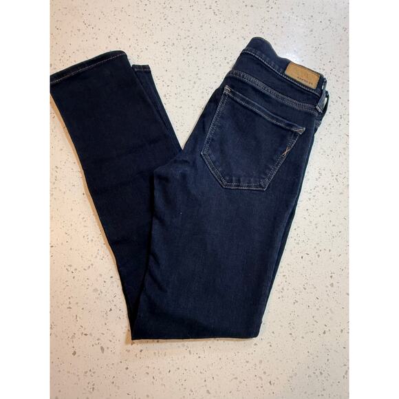 Express Denim - EXPRESS DARK BLUE STRETCH SKINNY MIDRISE DENIM WOMENS SIZE 00